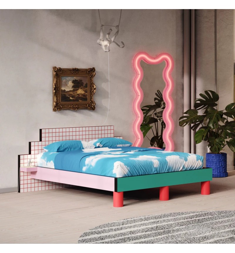 Letto “Superbed Red Grid” – SELETTI