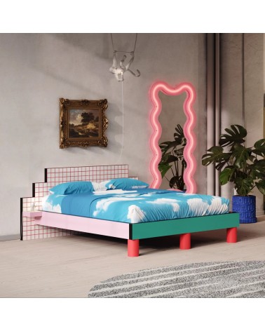 Bed Superbed Red Grid Seletti Design | BHOME