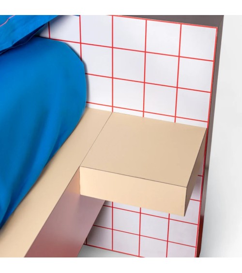 Bed Superbed Red Grid Seletti Design | BHOME