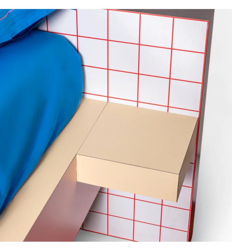 Letto “Superbed Red Grid” – SELETTI