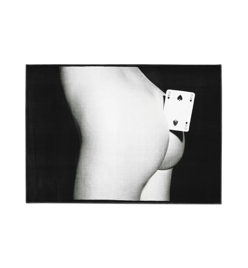 Tappeto rettangolare “Two of Spade” – SELETTI