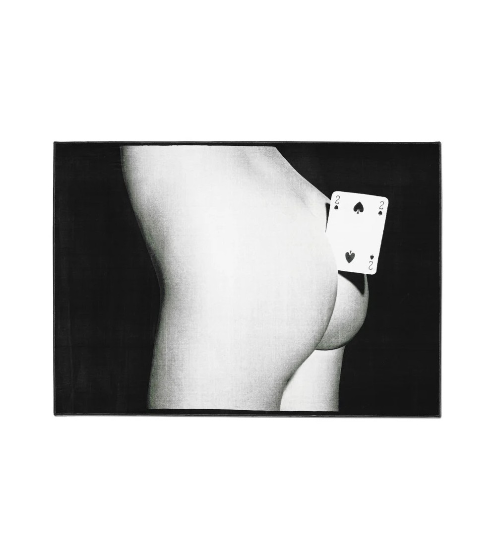 Tappeto rettangolare “Two of Spade” – SELETTI
