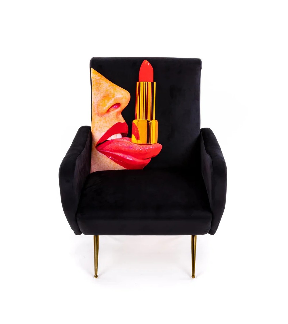 Armchair Tongue Nera Seletti Artistic Design | BHOME