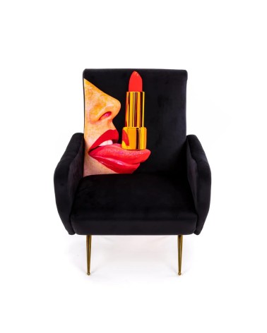 Armchair Tongue Nera Seletti Artistic Design | BHOME