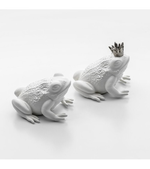 Prince & Queen Adriani e Rossi | Ranas decorativas de cerámica