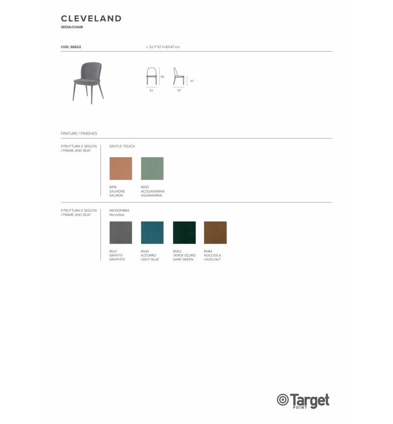 Chaise Cleveland – Target Point | Bhome by Arredi Barbàra