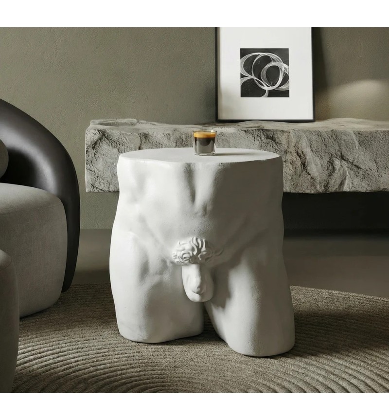 Sgabello/Tavolino laterale “Piece of me – Him” – SELETTI