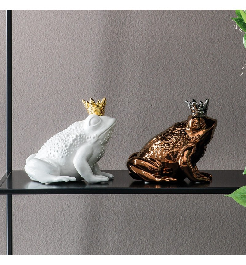 Prince & Queen Adriani e Rossi | Ranas decorativas de cerámica