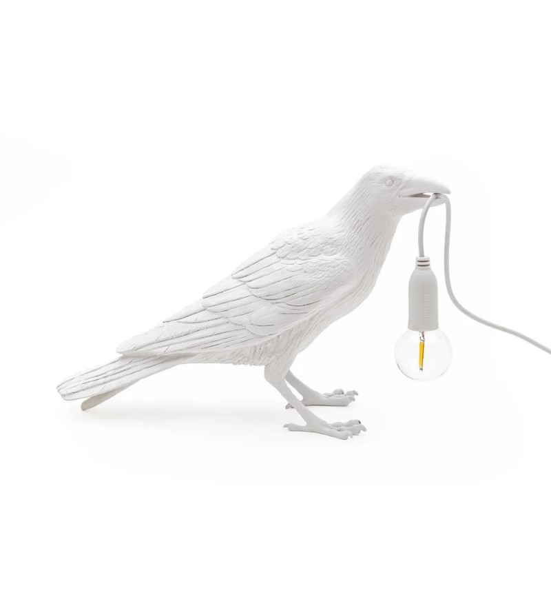 Lampada da esterno “Bird Lamp Bianca Waiting” – SELETTI