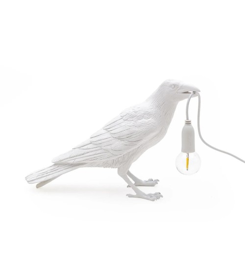Lampada da esterno “Bird Lamp Bianca Waiting” – SELETTI