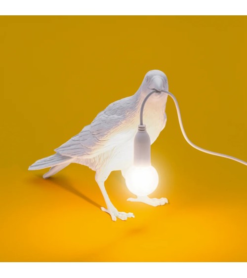Lampada da esterno “Bird Lamp Bianca Waiting” – SELETTI