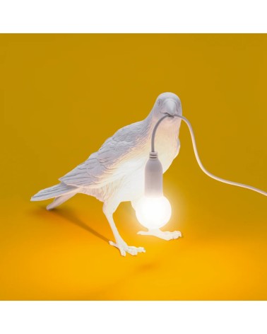 Bird Lamp Bianca Waiting Seletti Design | BHOME