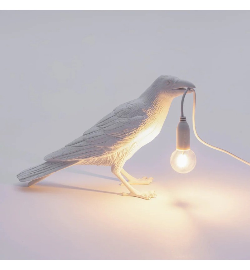 Lampada da esterno “Bird Lamp Bianca Waiting” – SELETTI