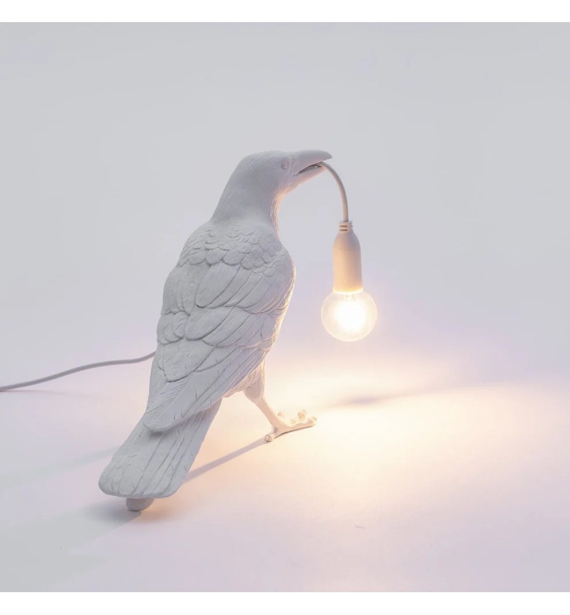 Lampada da esterno “Bird Lamp Bianca Waiting” – SELETTI