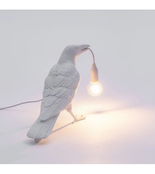 Lampada da esterno “Bird Lamp Bianca Waiting” – SELETTI