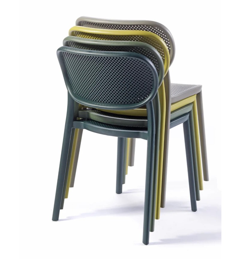 Silla Nuta GABER diseño perforado interior exterior | BHOME