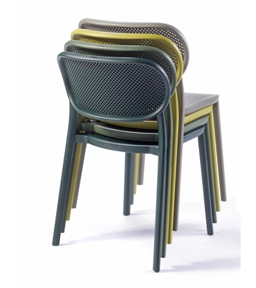 Silla Nuta GABER diseño perforado interior exterior | BHOME