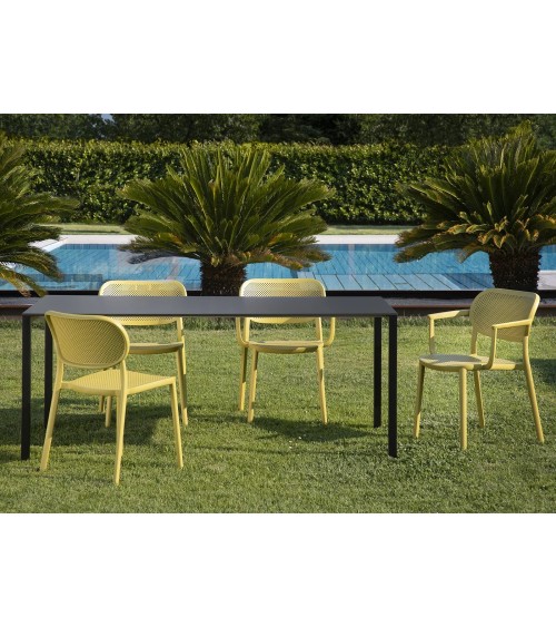 Nuta chair GABER perforated design indoor outdoor | BHOME