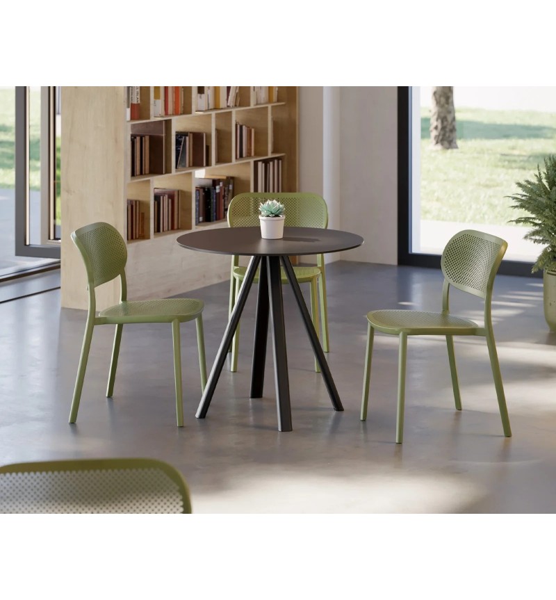 Nuta chair GABER perforated design indoor outdoor | BHOME