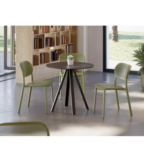 Silla Nuta GABER diseño perforado interior exterior | BHOME