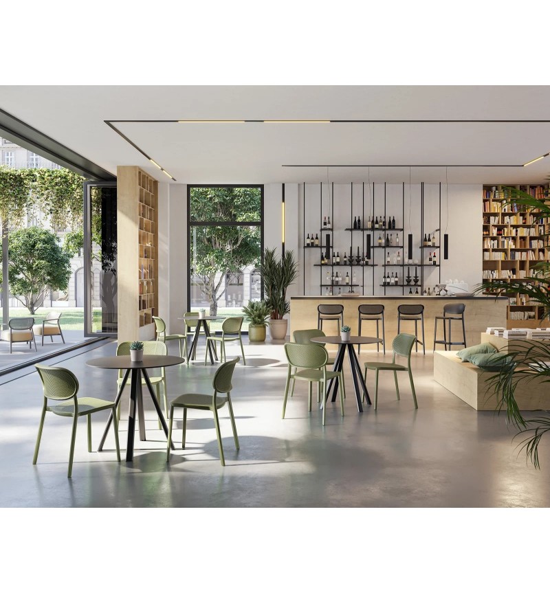 Silla Nuta GABER diseño perforado interior exterior | BHOME