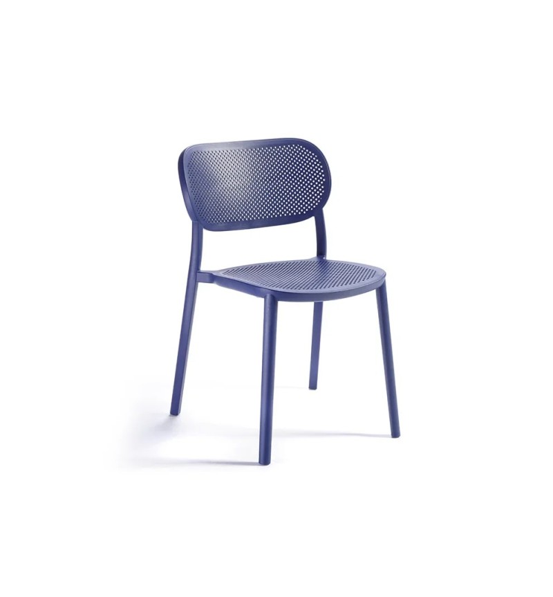 Nuta Stuhl GABER perforiertes Design indoor outdoor | BHOME