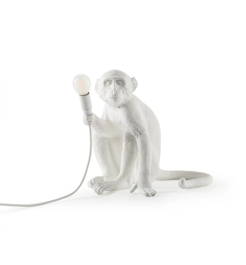 Lampada “The Monkey Lamp Versione Seduta” – SELETTI