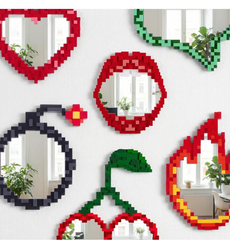 Pixel Mirror Flame Seletti Design | BHOME