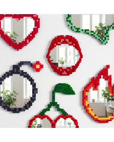 Pixel Mirror Flame Seletti Design | BHOME