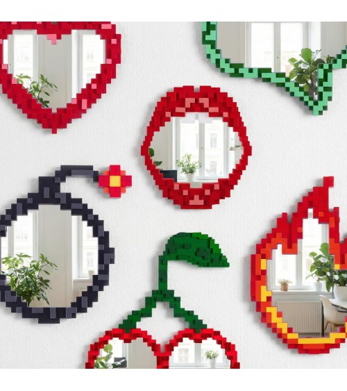 Pixel Mirror Flame Seletti Design | BHOME