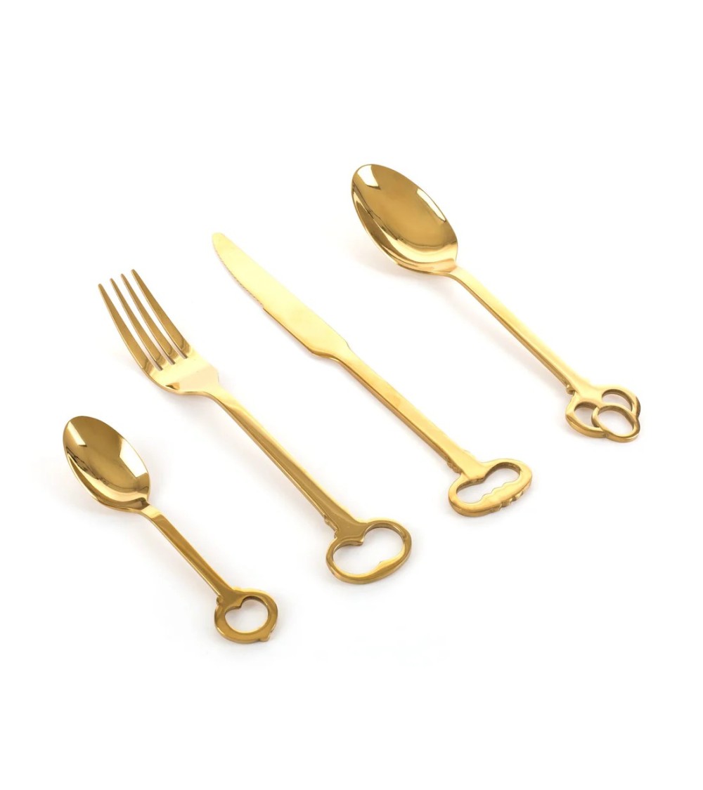 Set posate “Keytlery Gold” – SELETTI