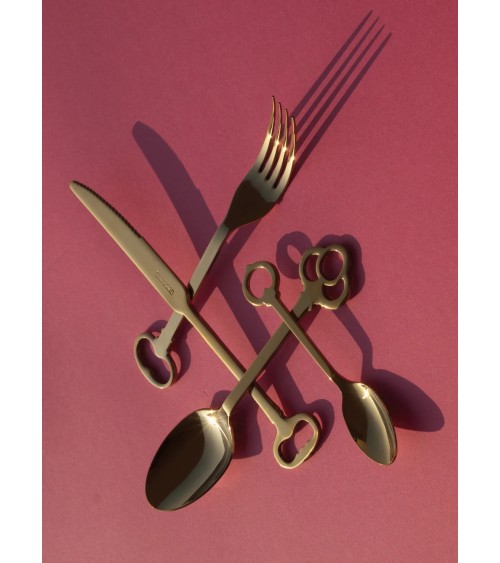 Set posate “Keytlery Gold” – SELETTI