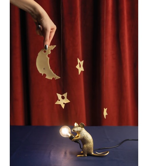 Lampada “Mouse Lamp Mac Gold” – SELETTI