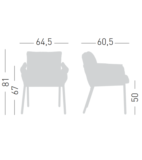 Fauteuil Coachella GABER design intérieur extérieur | BHOME