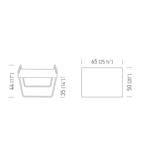 Tavolino Nippy GABER outdoor impilabile design | BHOME