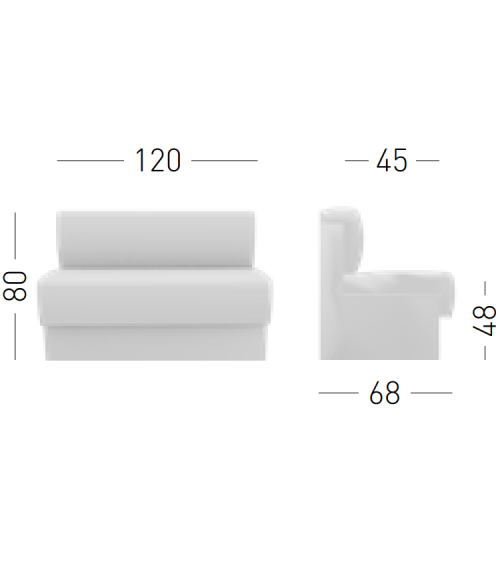 Honami modular bench GABER contract design | BHOME