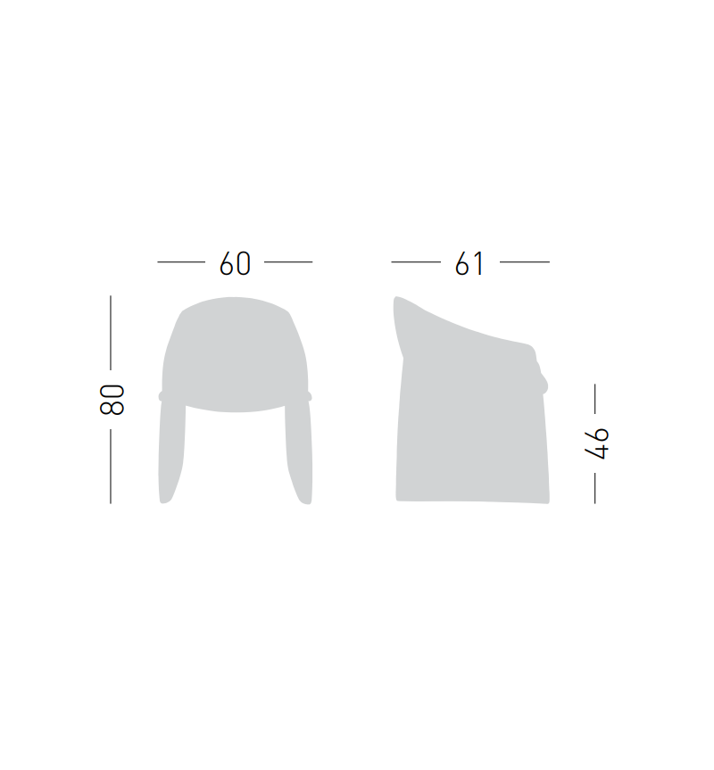 Sillón Majorette GABER diseño acolchado | BHOME