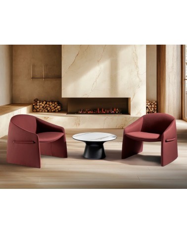 Majorette Lounge armchair GABER upholstered | BHOME