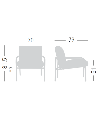 Pilar Lounge Sessel GABER Outdoor Design | BHOME
