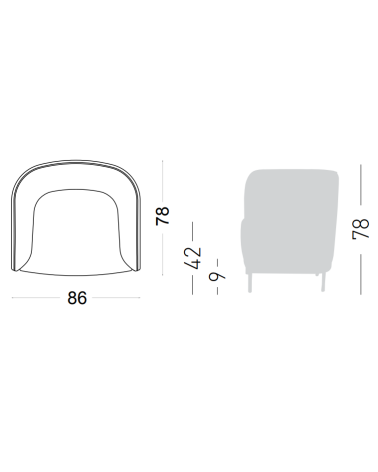 Fauteuil Place GABER design moderne élégant | BHOME