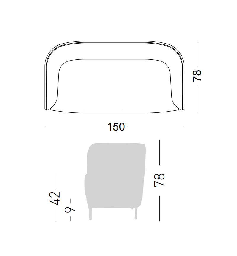 Canapé Place Sofa GABER design moderne | BHOME