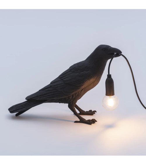 Bird Lamp Negra Waiting Exterior Seletti | BHOME