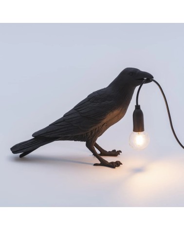 Bird Lamp Negra Waiting Exterior Seletti | BHOME