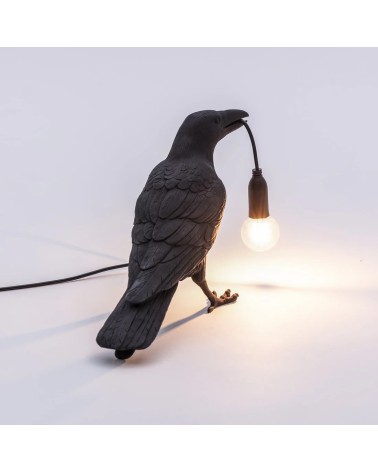 Bird Lamp Negra Waiting Exterior Seletti | BHOME