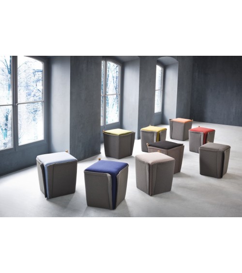 Pouf Finferlo GABER diseño con almacenamiento | BHOME