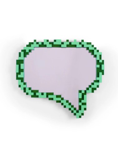 Pixel Mirror Message Seletti | BHOME