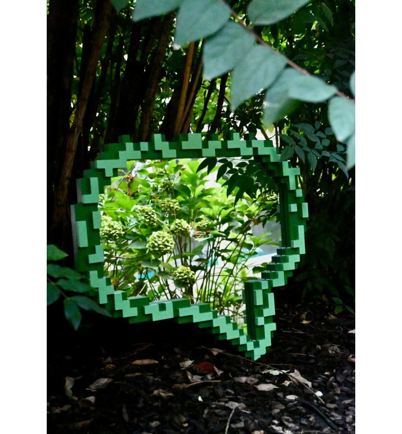 Specchio “Pixel Mirror Message” – SELETTI