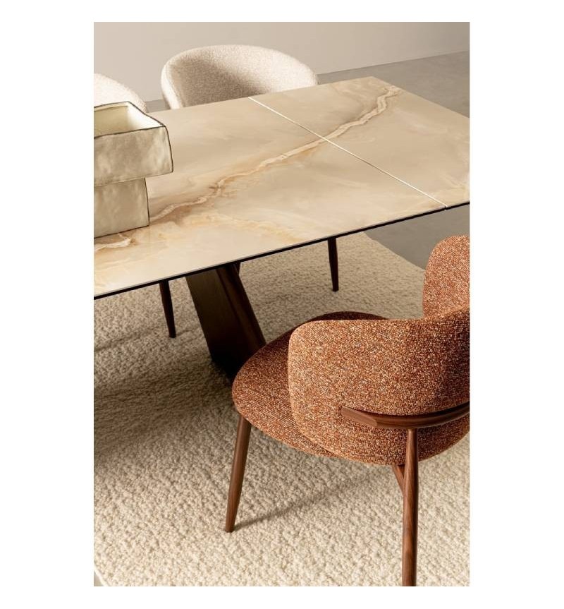 Sedia AMALIA BIZZOTTO bouclé | BHOME by Arredi Barbàra