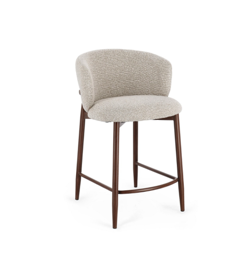 Sgabello AMALIA BIZZOTTO bouclé | BHOME by Arredi Barbàra