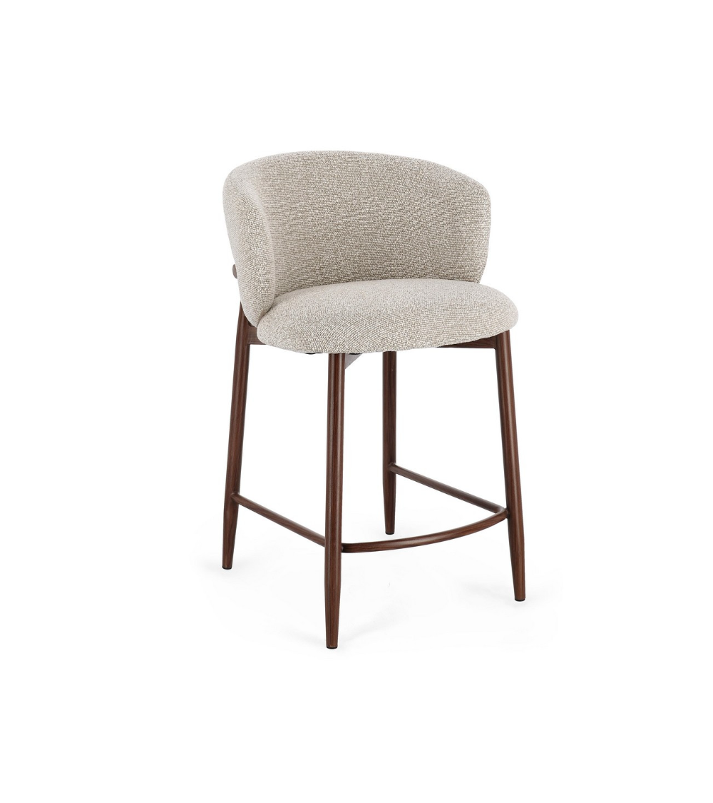 Tabouret AMALIA BIZZOTTO bouclé | BHOME by Arredi Barbàra